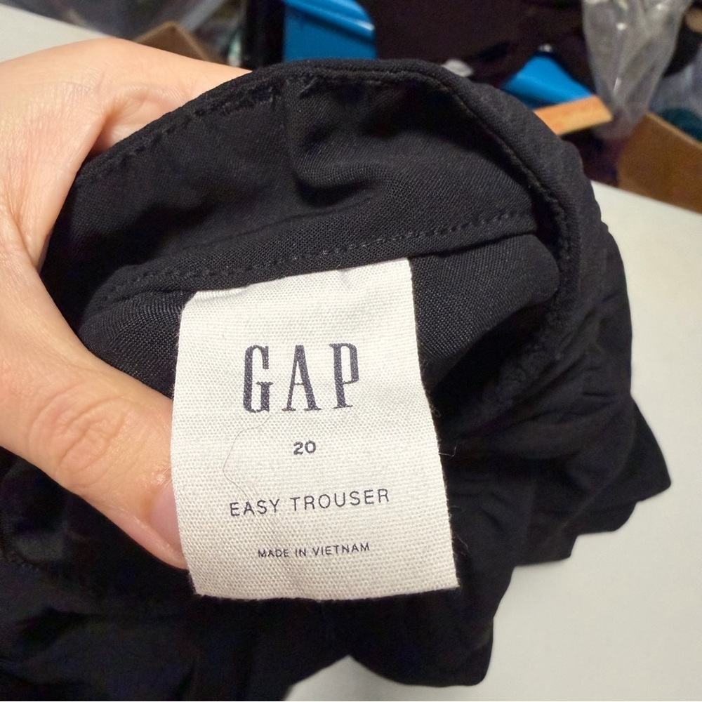 Gap 2024 Easy Crepe Trousers Black Plus Size 20 - Picture 6 of 12